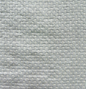 刺子織Ｗガーゼ　ブルー